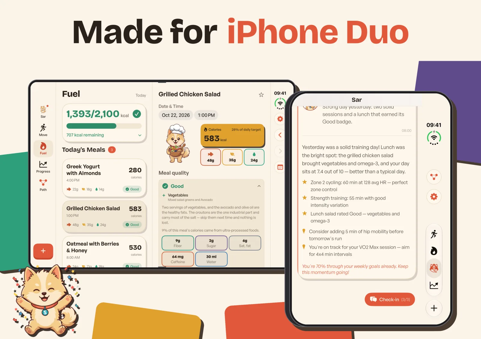 We redesigned Sarvita for iPhone Duo